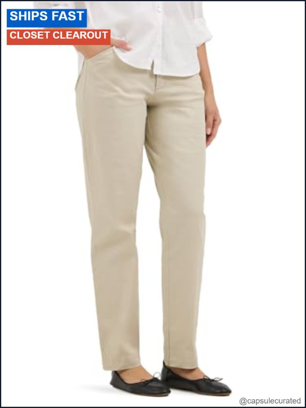 Women's Legendary Chino Pants Regular Fit Straight Leg Mid Rise Stretch Cotton